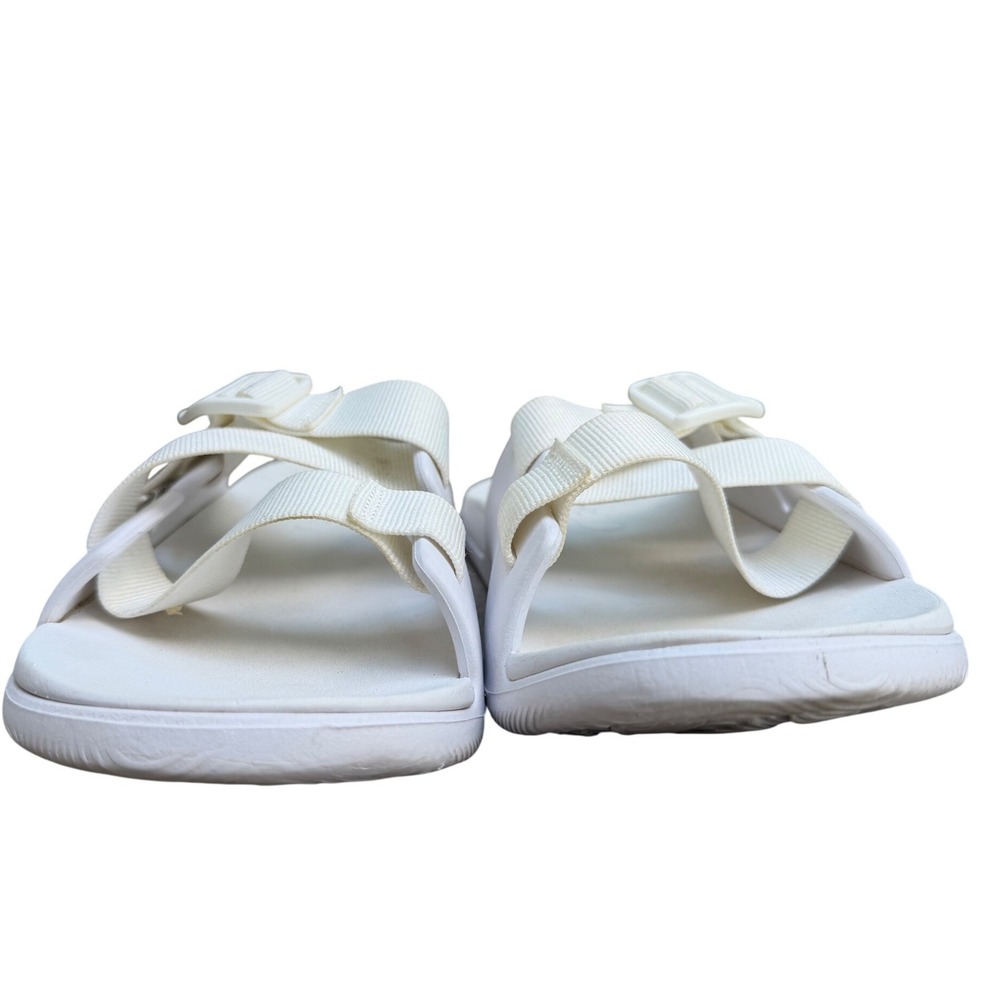 Chaco Chillos Slide Sandals Womens 10 White Adjustable Sport Recovery Comfort - Picture 5 of 14
